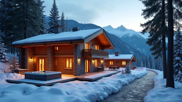 Chalet avec jacuzzi dans les Alpes : les critères à vérifier avant de réserver